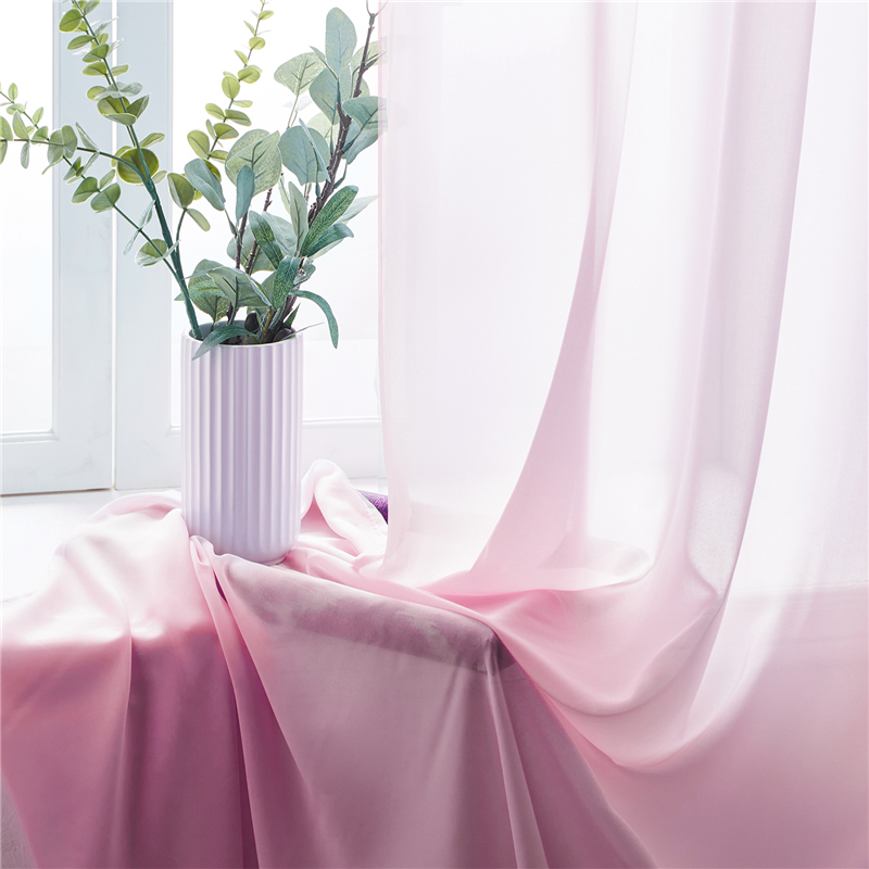 Modern Plain Voile Curtain