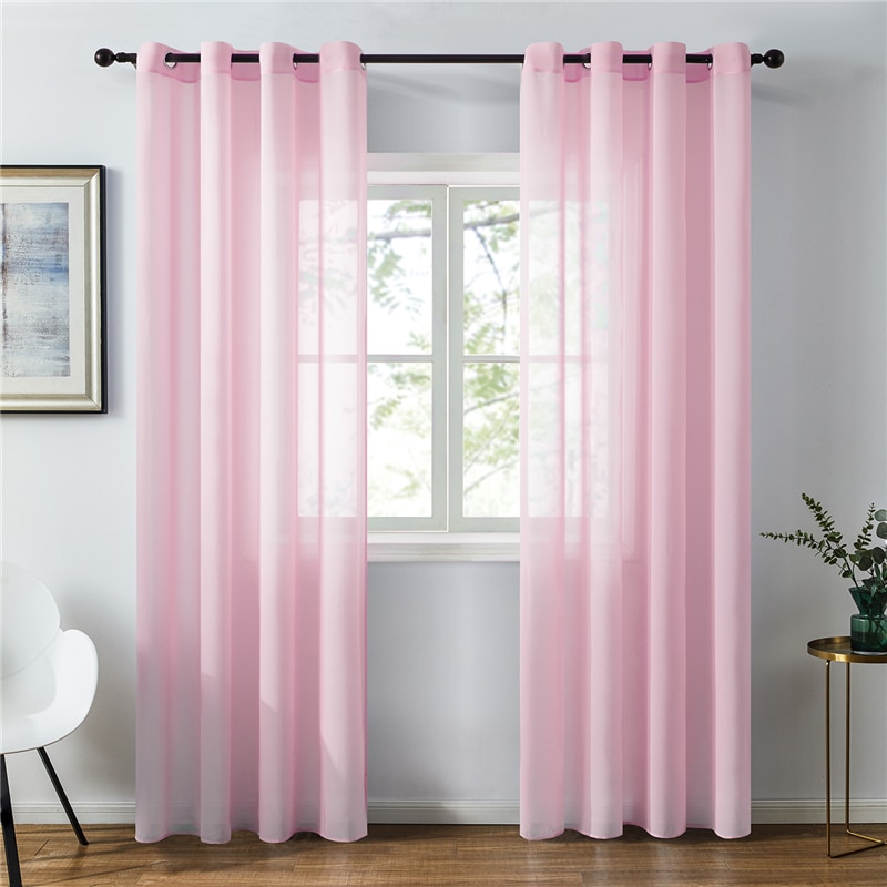 Modern Plain Voile Curtain