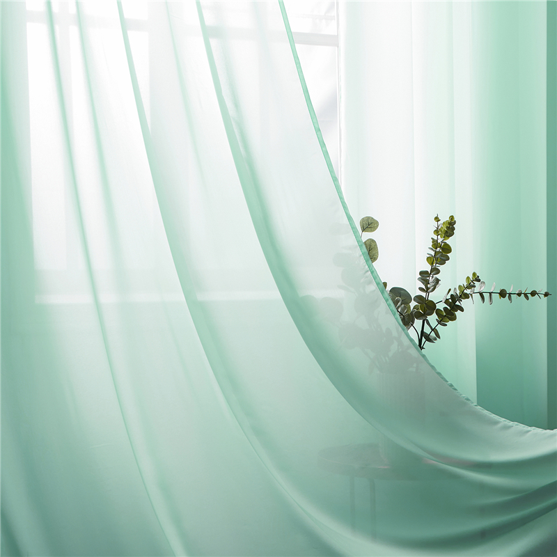 Modern Plain Voile Curtain