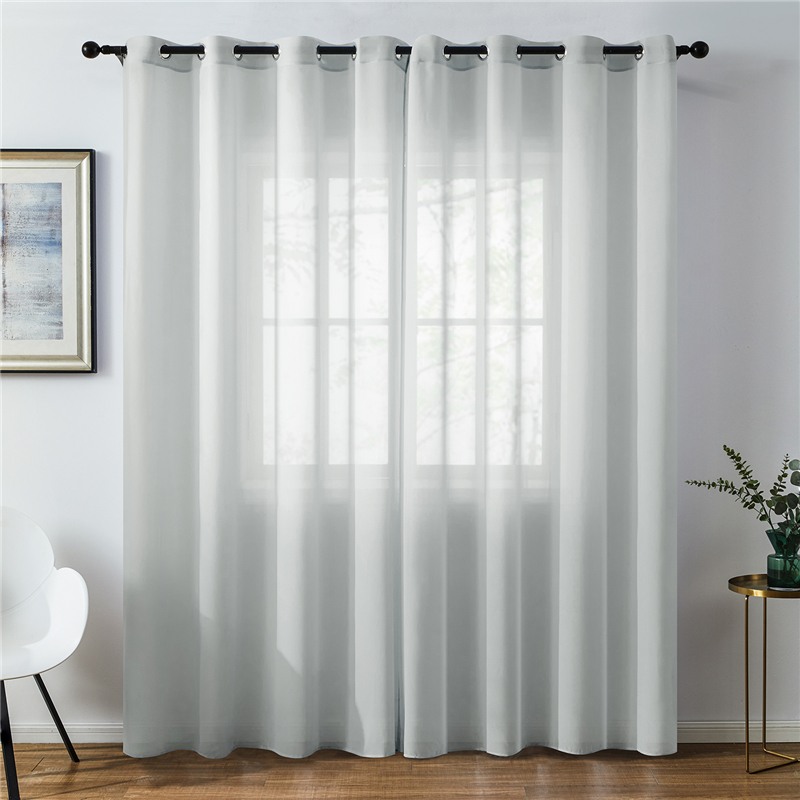 Modern Plain Voile Curtain