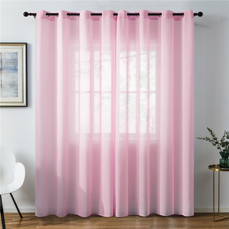 Modern Plain Voile Curtain