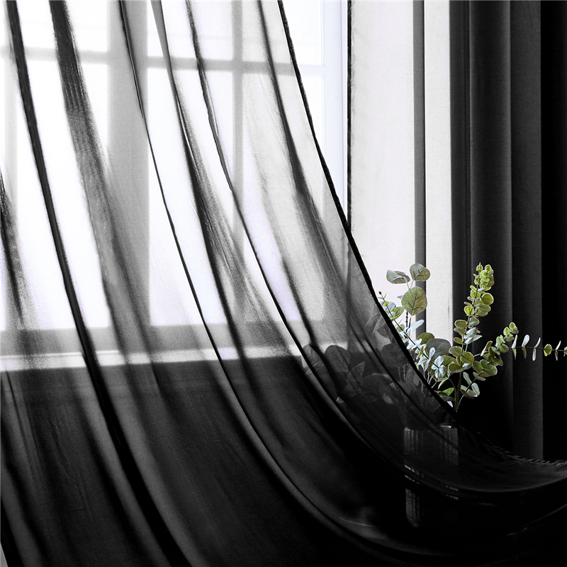 Modern Plain Voile Curtain