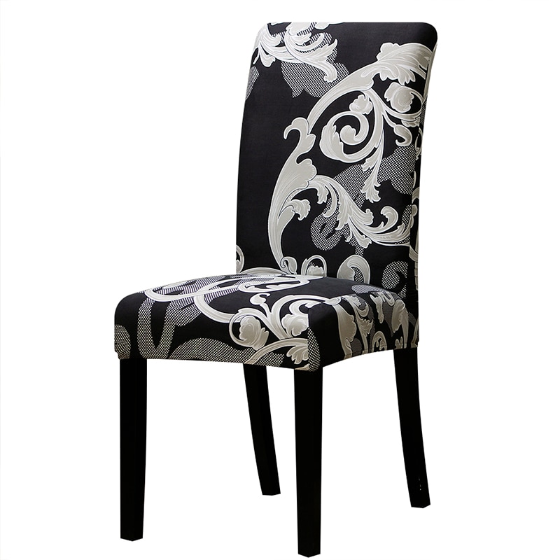 Colorful Patterned Elastic Chair Cover