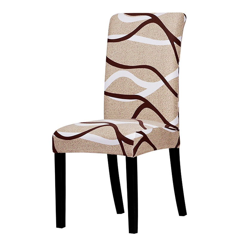 Colorful Patterned Elastic Chair Cover
