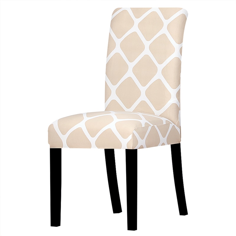 Colorful Patterned Elastic Chair Cover