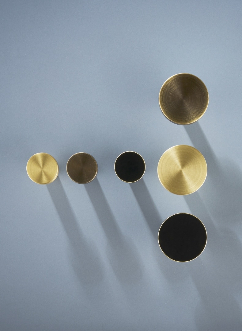 Gold/Black/Bronze Brass Handles for Kitchen