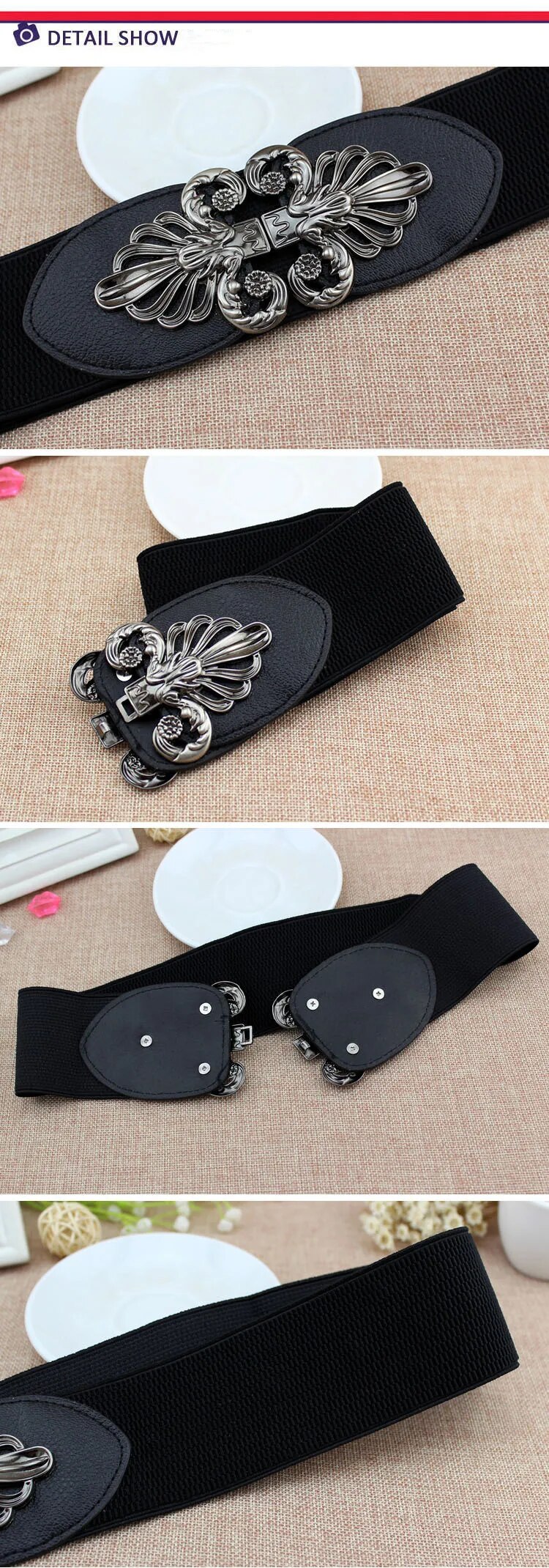 Women's Korean Style Elastic Wide Belt