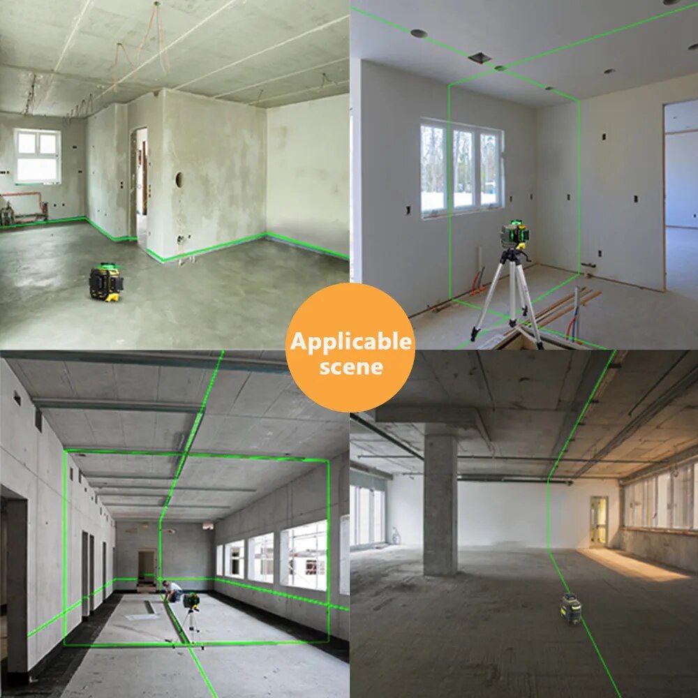 3D Green Laser Level