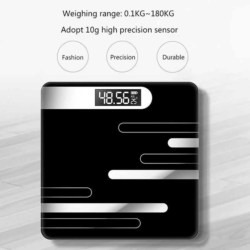 LCD Display Smart Bathroom Scale