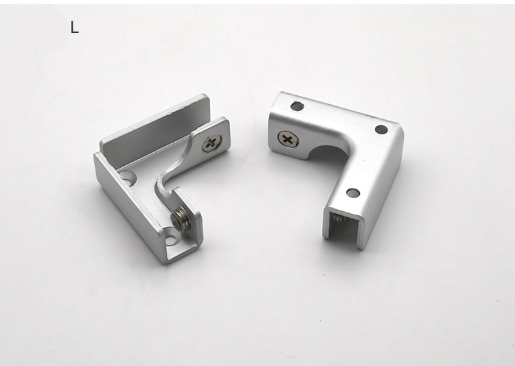 Clips and Connectors for Glass Showcase