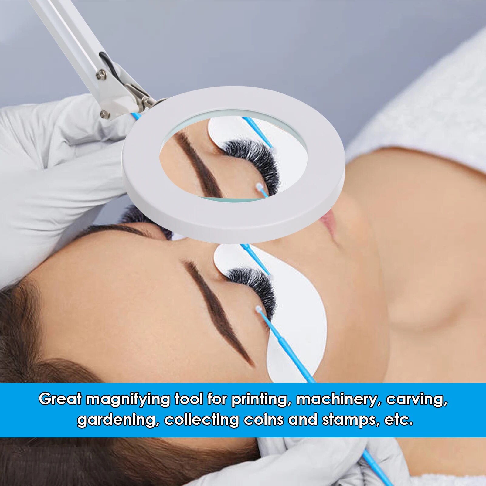 Dimmable Magnifier Lamp with Bracket