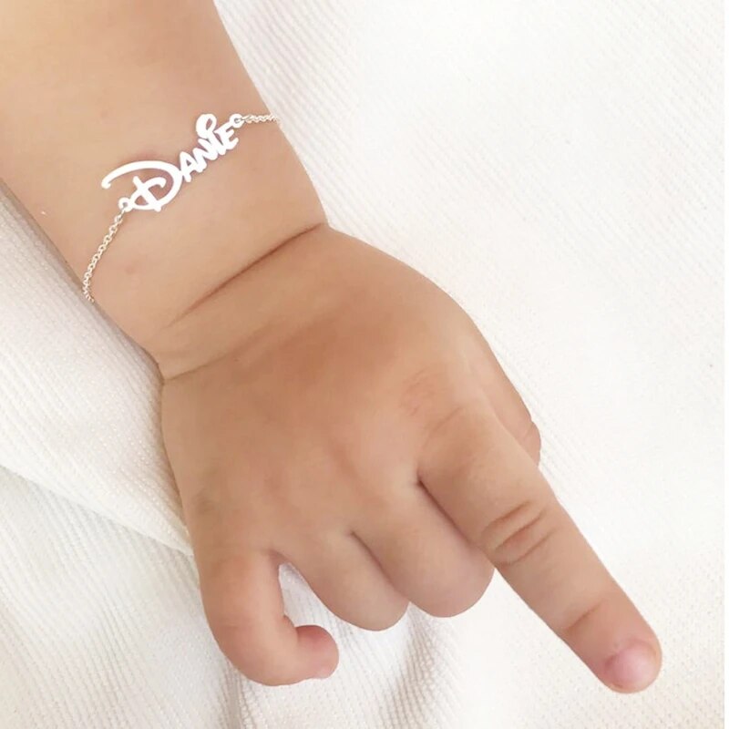 New Born Baby Name Bracelet