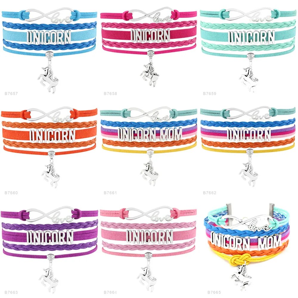 Leather Charm Bracelet For Girls