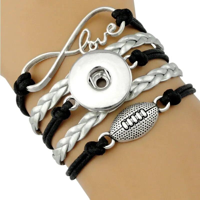 Leather Charm Bracelet For Girls