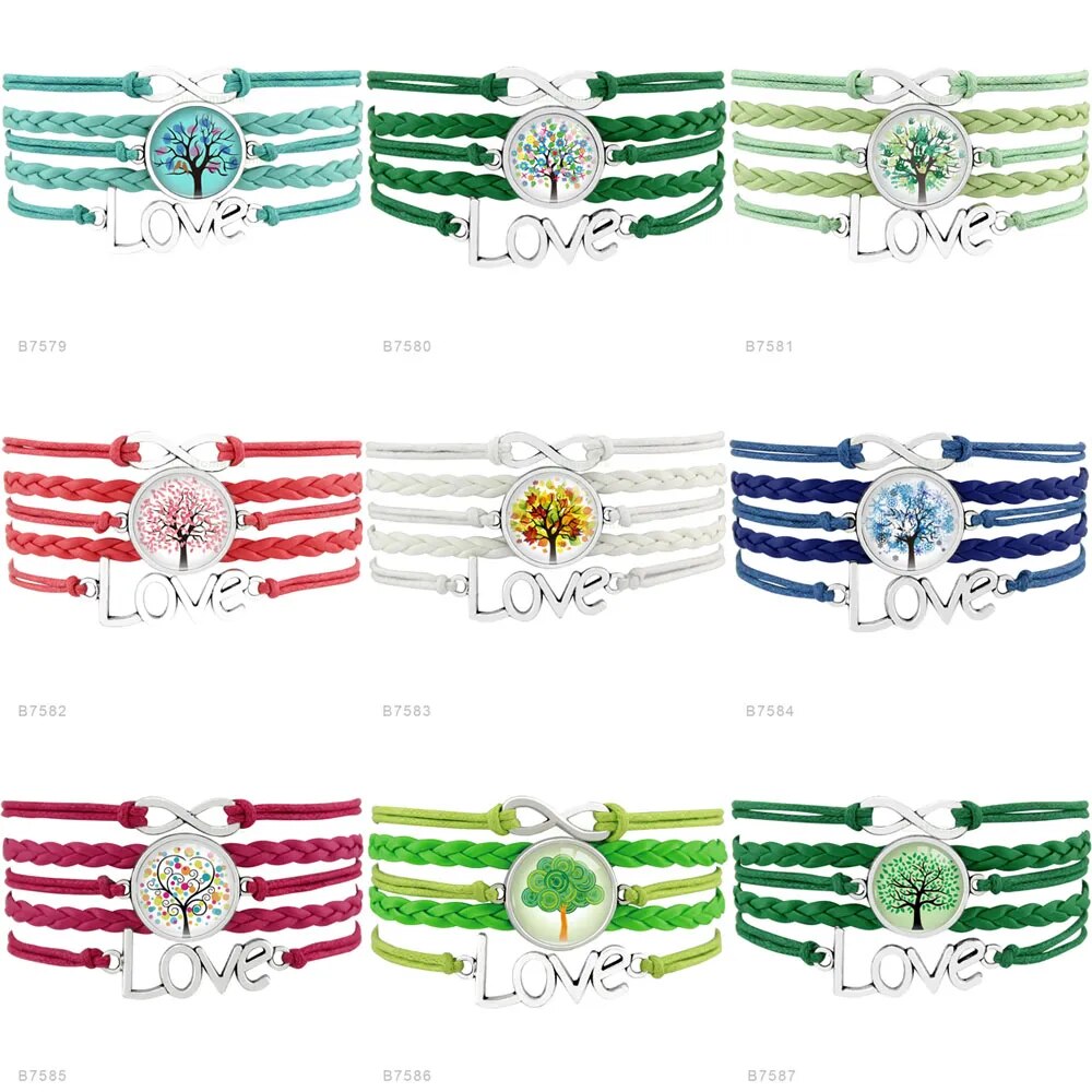 Leather Charm Bracelet For Girls