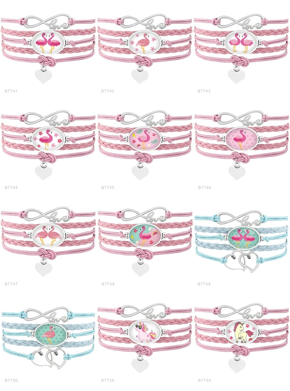 Leather Charm Bracelet For Girls