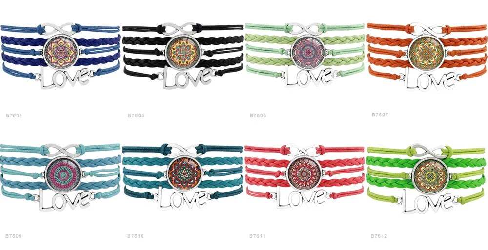 Leather Charm Bracelet For Girls