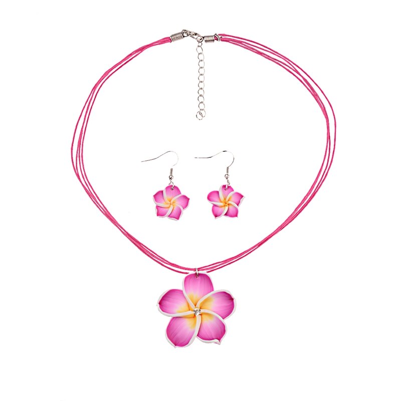 Girls' Floral Necklace and Earrings