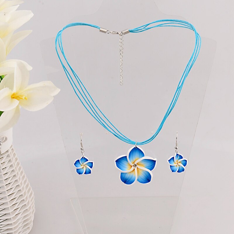 Girls' Floral Necklace and Earrings