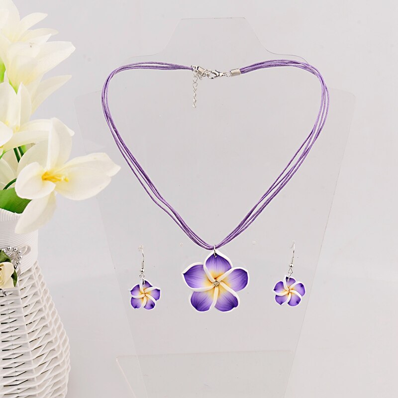 Girls' Floral Necklace and Earrings