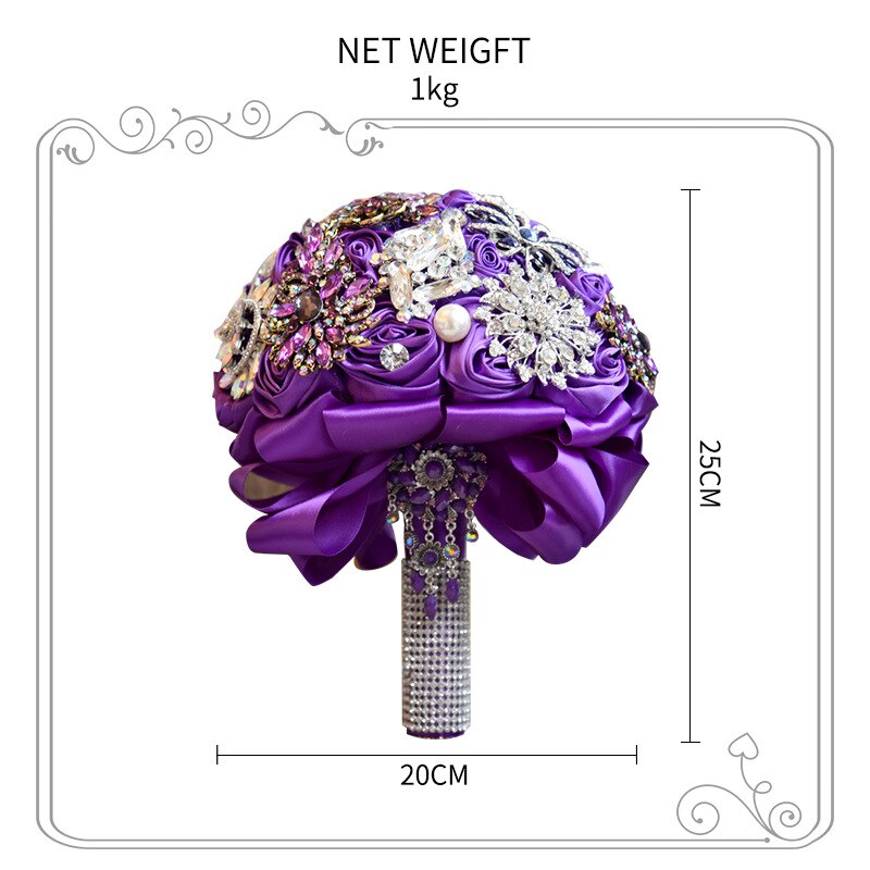 Rhinestoned Wedding Bouquet