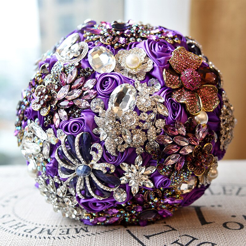Rhinestoned Wedding Bouquet