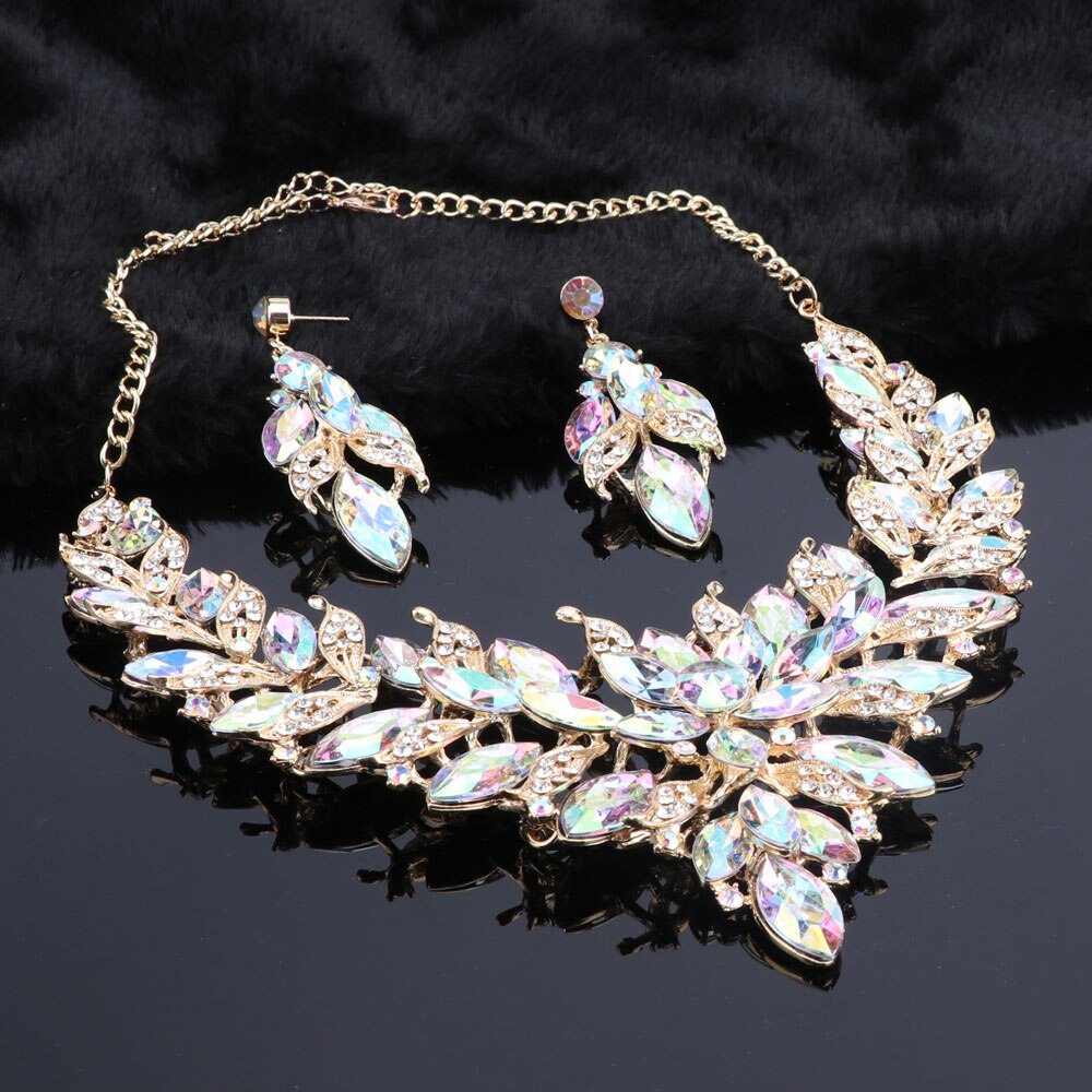 Fashion Wedding Necklace and Earring Set