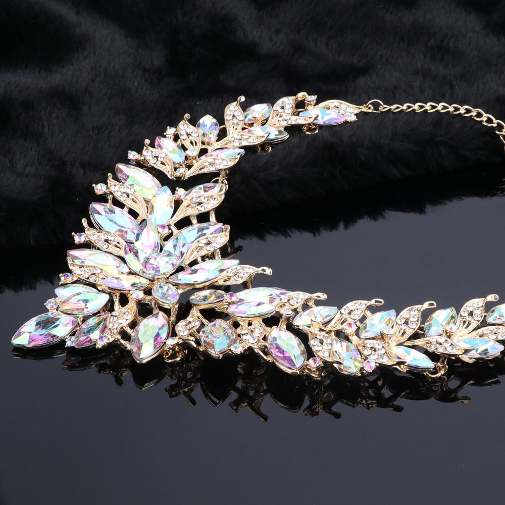 Fashion Wedding Necklace and Earring Set