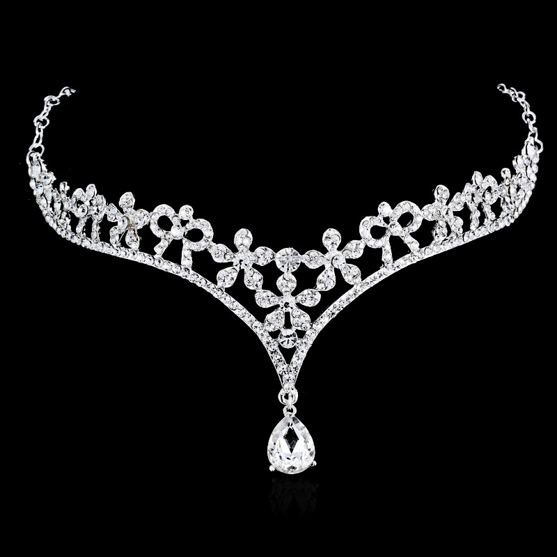 Crystal Teardrop Tiaras