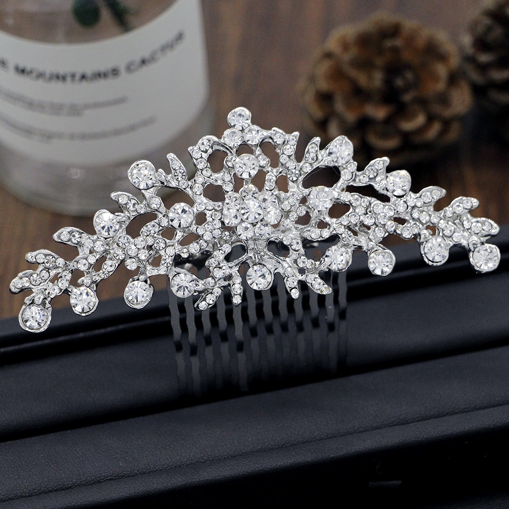 Leaves Shaped Pearls Hair Accessories for Women