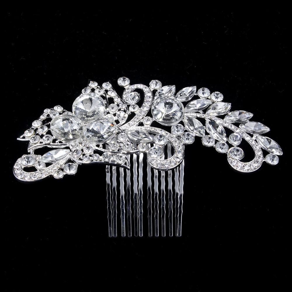 Leaves Shaped Pearls Hair Accessories for Women