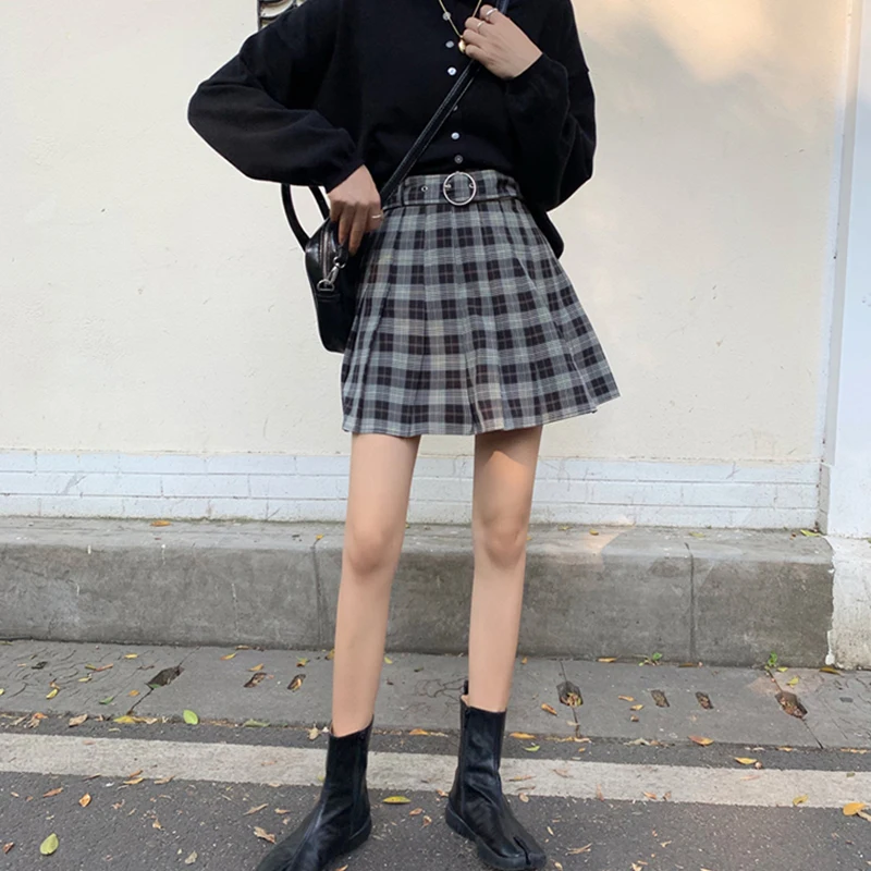 Women's Plaid Mini Skirt