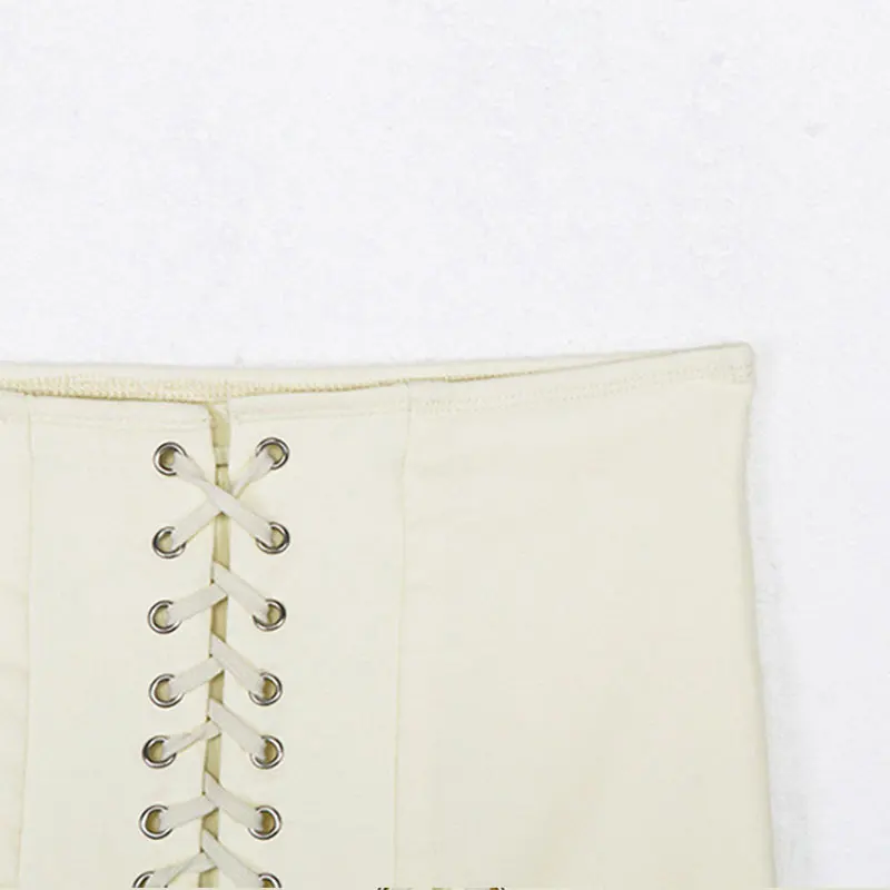 Women's Lace Up Mini Skirt