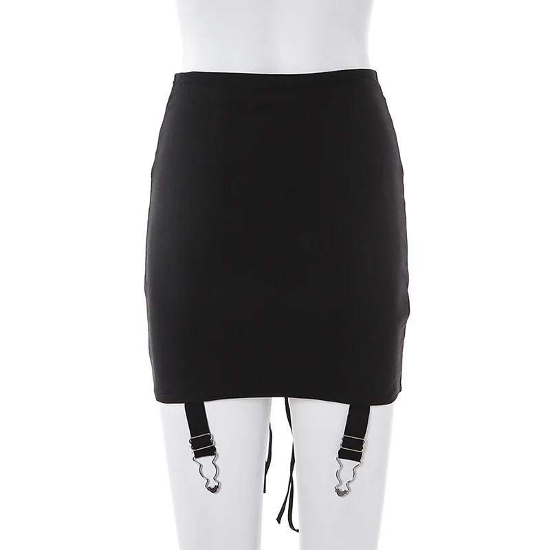 Women's Lace Up Mini Skirt