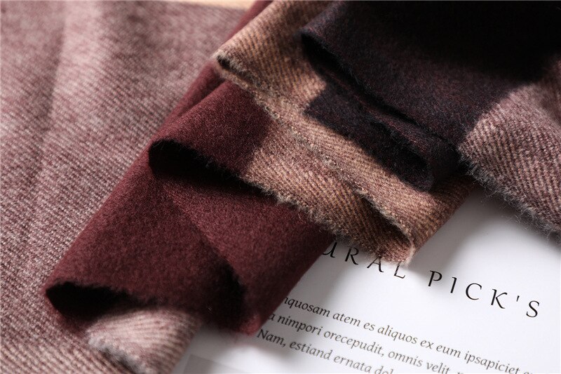 Women's Color Block Winter Scarf