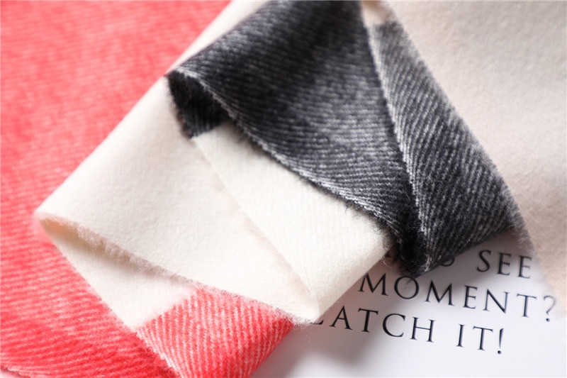 Women's Color Block Winter Scarf