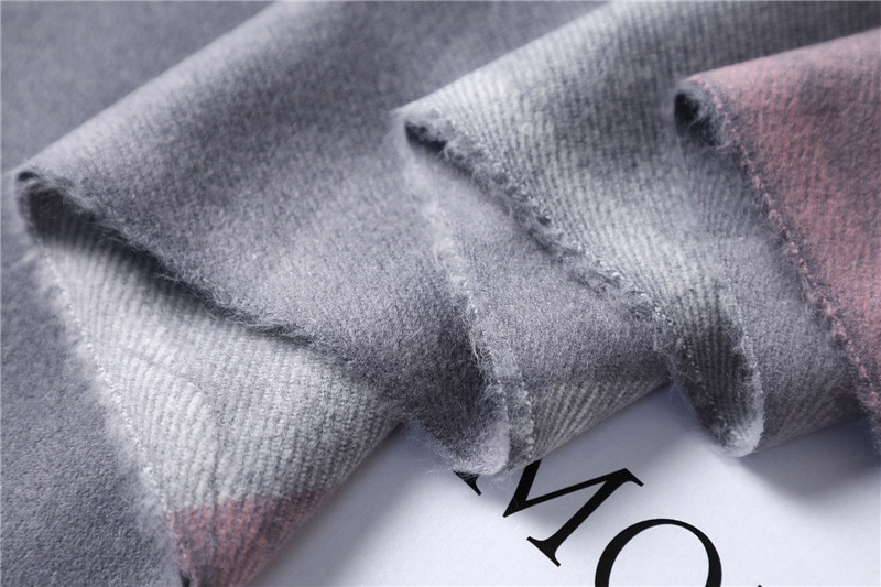 Women's Color Block Winter Scarf