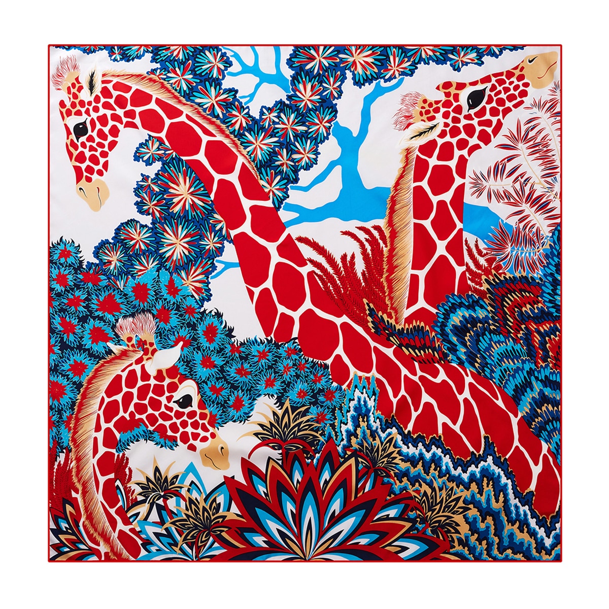 Women's Exotic Print Scarf