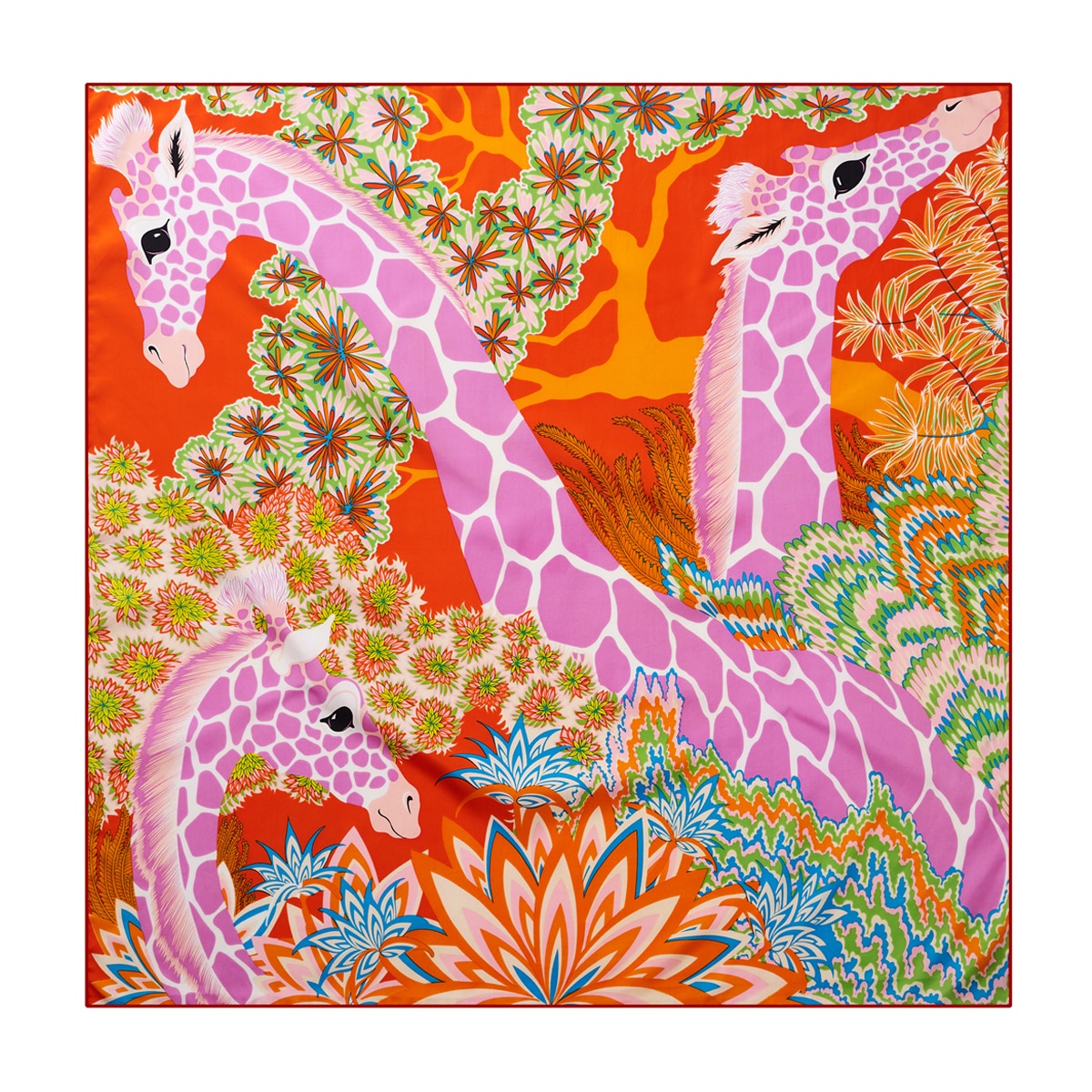 Women's Exotic Print Scarf