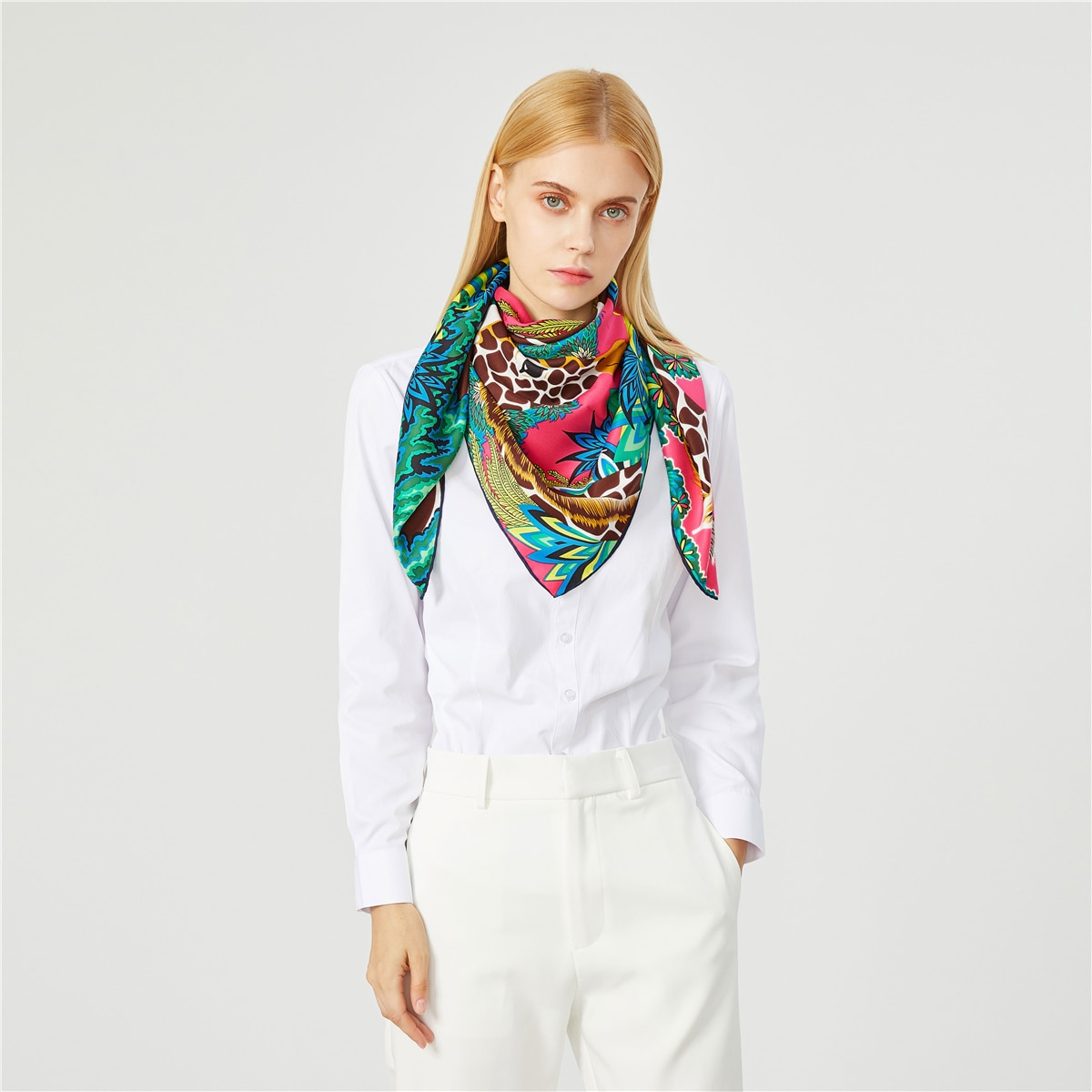 Women's Exotic Print Scarf
