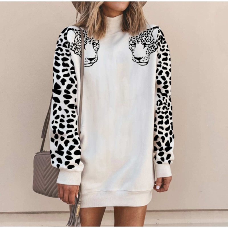 Women's Leopard Printed Pullover