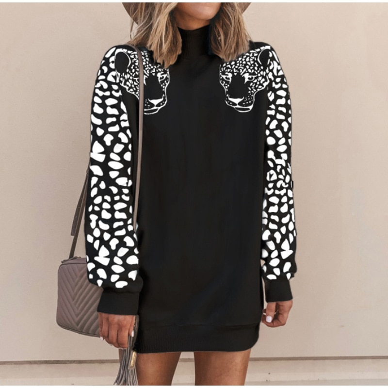 Women's Leopard Printed Pullover