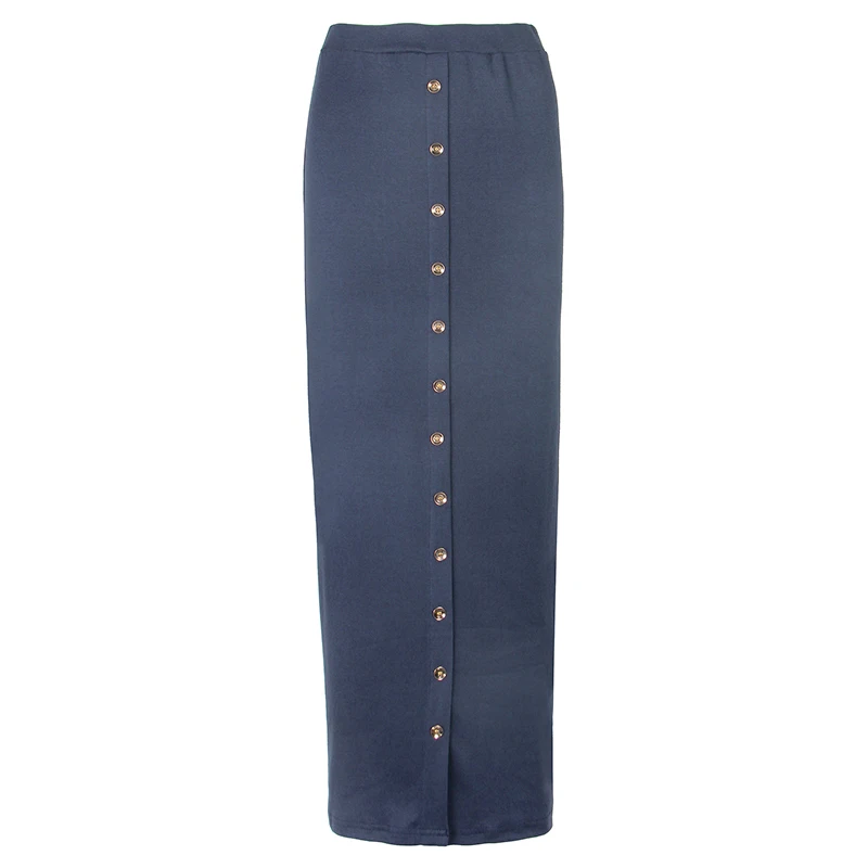 Women's Button-Up Maxi Skirt