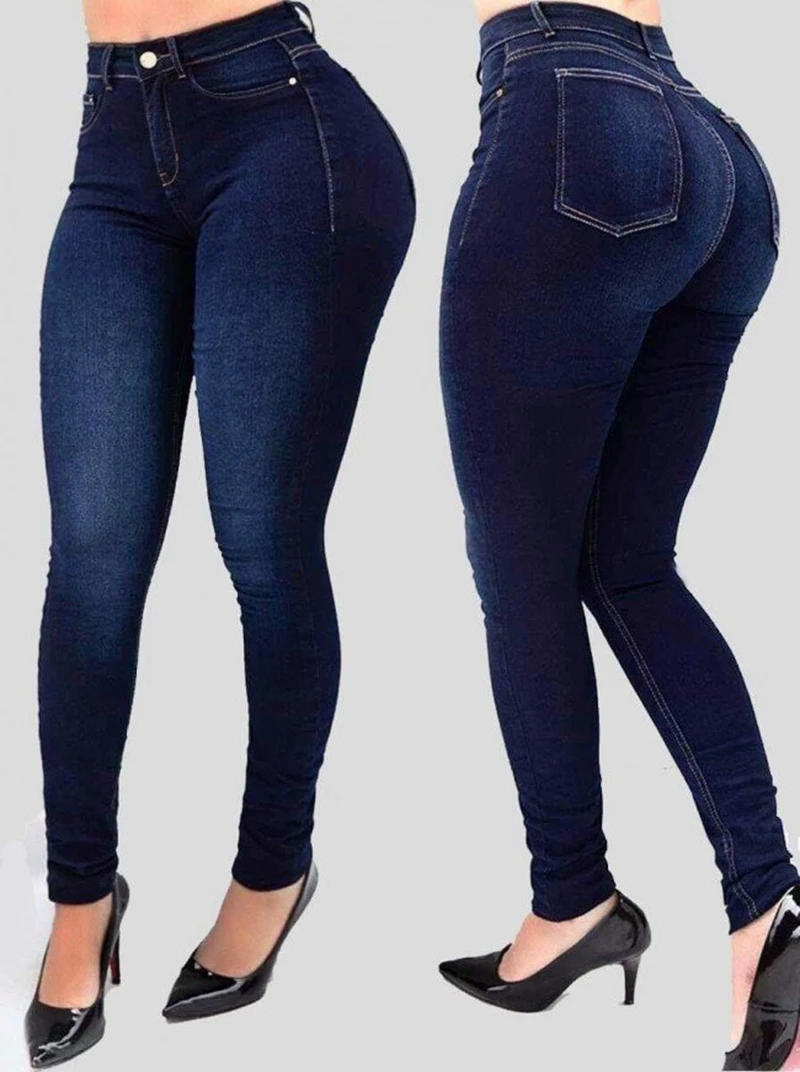 Women's High Waist Push-Up Jeans