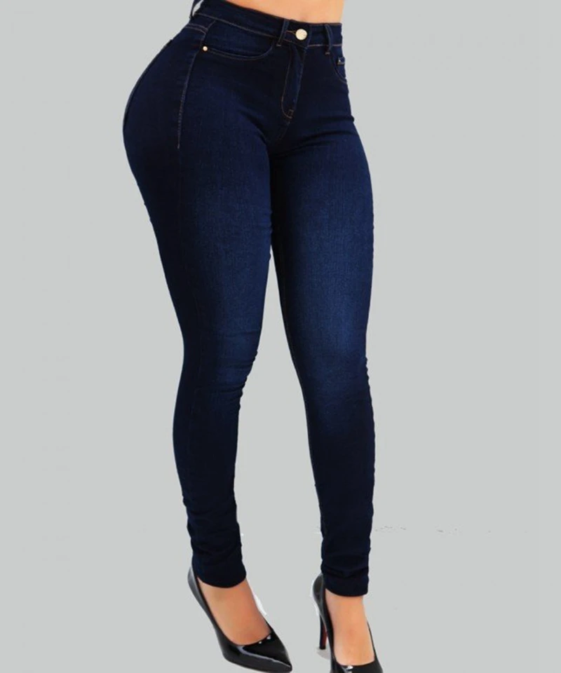 Women's High Waist Push-Up Jeans