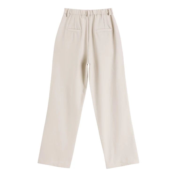 Women's High Waist Straight Leg Pants