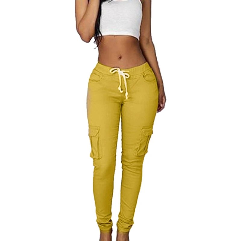 Women's Drawstring Cargo Pants