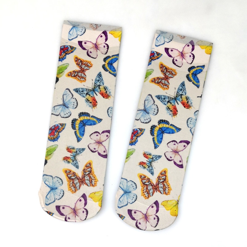 Women's Butterfly Sheer Socks