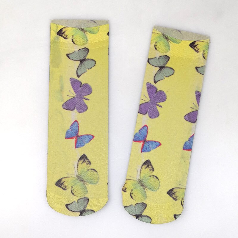Women's Butterfly Sheer Socks