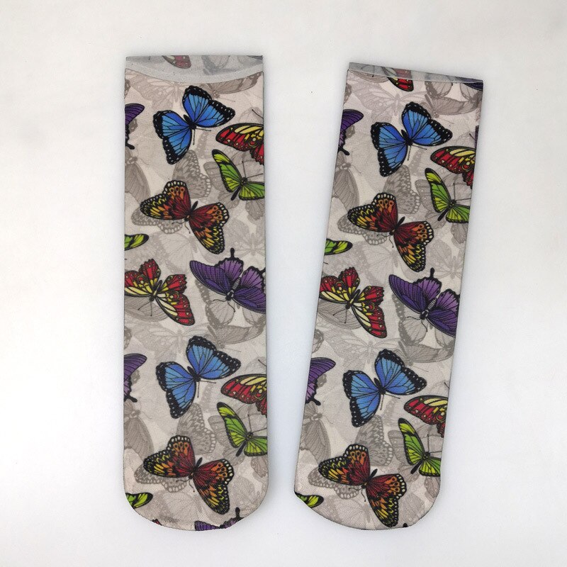 Women's Butterfly Sheer Socks